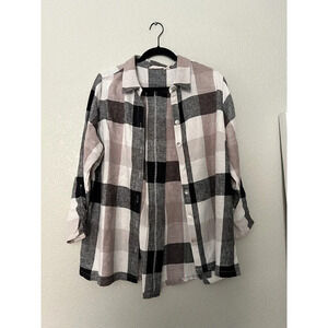Soft Surroundings Size 1x Buffalo Check Jacket